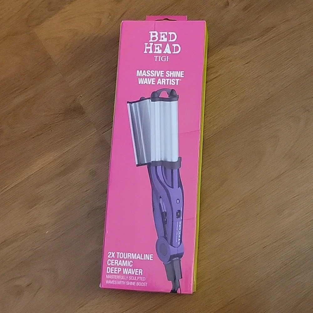 BedHead 2X Tourmaline ceramic Massive Shine Wave Artist deep waver Purple New